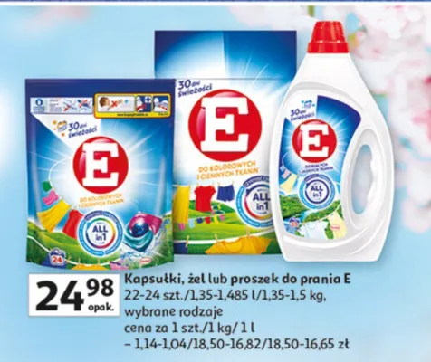 Kapsułki, żel lub proszek do prania promocja w Auchan