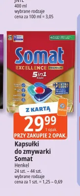 Kapsułki do zmywarki Somat promocja w Leclerc