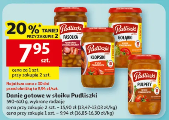 Danie gotowe w słoiku promocja w Auchan