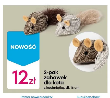 Zabawki dla kota 2-pak promocja w Pepco