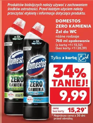 Żel do WC Zero Kamienia różne rodzaje promocja w Kaufland