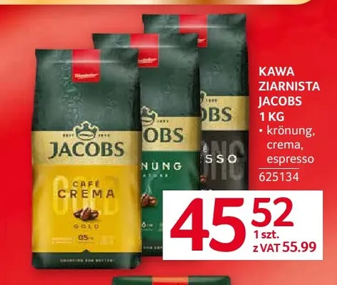 Kawa ziarnista Jacobs Krönung promocja w Selgros