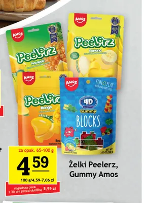 Żelki Peelerz Banana Amos promocja w Gram Market