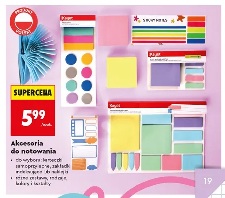 Naklejki Kayet promocja w Biedronka