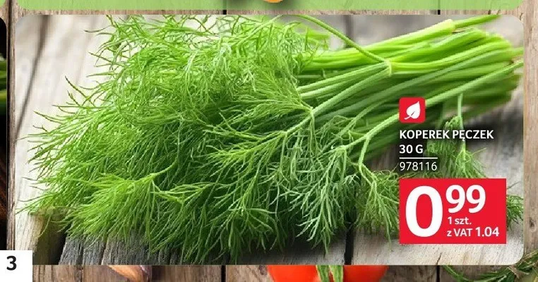 Koperek pęczek promocja w Selgros