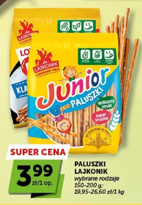 Paluszki Lajkonik Klasyczne promocja w ABC