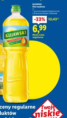 Olej rzepakowy 1 l promocja w Lidl