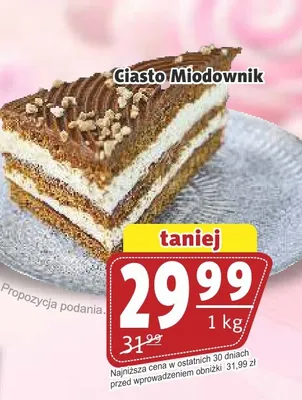 Ciasto Miodownik promocja w Prim Market