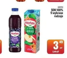 Sok Hortex jabłko 100% promocja w Tomi Markt