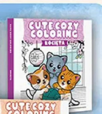 Książka do kolorowania Cute Cozy Coloring Kocięta promocja w Biedronka