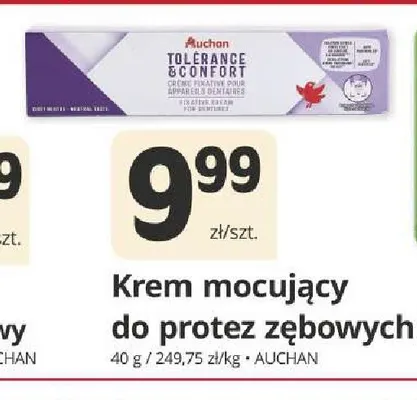 Krem mocujący do protez zębowych Auchan promocja w Marketvita