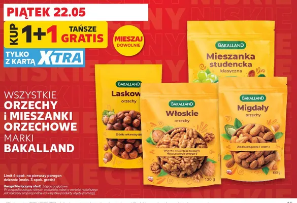 Migdały Bakalland promocja w Kaufland