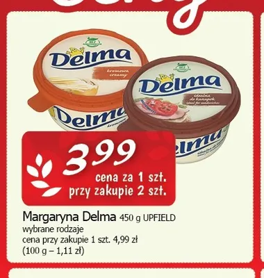 Margaryna Delma promocja w CEZAR Delikatesy