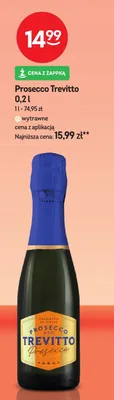 Wino musujące Prosecco Trevitto wytrawne promocja w Żabka