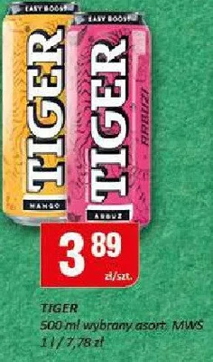 Napój gazowany energetyzujący promocja w Chorten