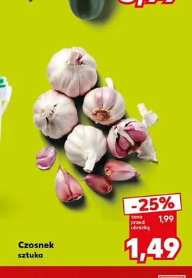 Czosnek promocja w Kaufland