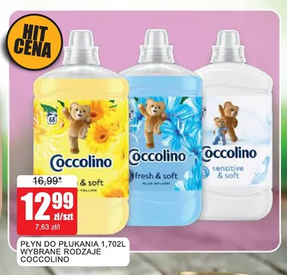 Płyn do płukania Coccolino promocja w Bingo