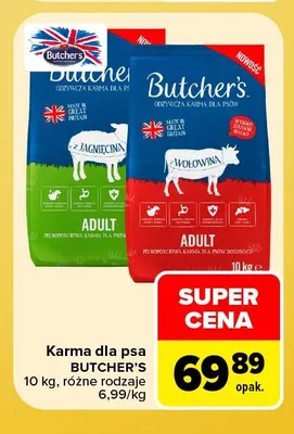 Karma dla psa Butcher's promocja w Carrefour Market