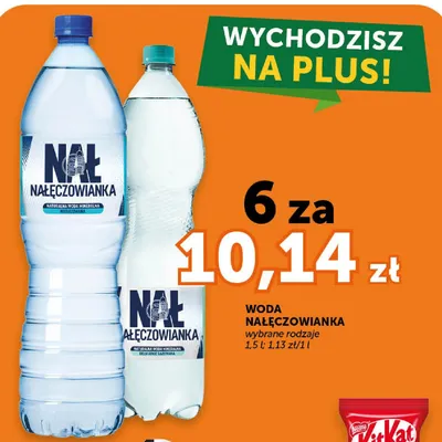 Naturalna woda mineralna Nałęczowianka delikatnie gazowana promocja w Groszek