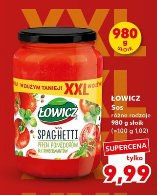 Sos Łowicz promocja w Kaufland