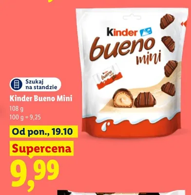 Wafelki Kinder Bueno Mini promocja w Lidl