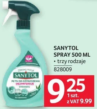Spray Sanytol 500ml promocja w Selgros