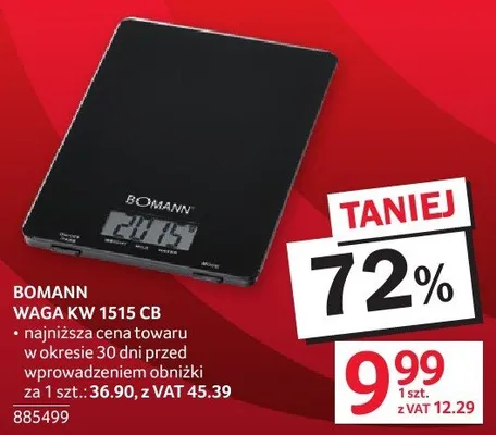 Waga Bomann KW 1515 CB promocja w Selgros