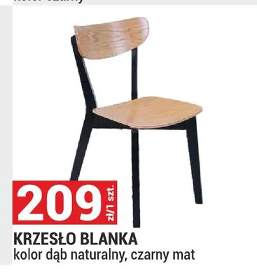 Krzesło Blanka promocja w Merkury Market