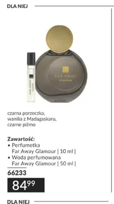 Zestaw perfumetka Far Away Glamour + woda perfumowana Far Away promocja w AVON