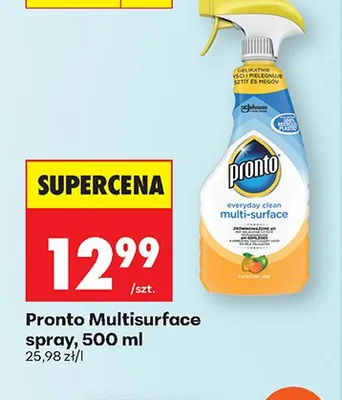 Pronto Multisurface spray 500ml promocja w Biedronka
