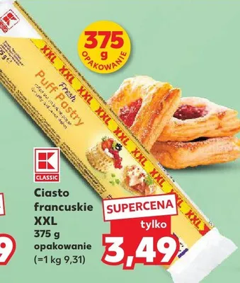 Ciasto francuskie XXL promocja w Kaufland