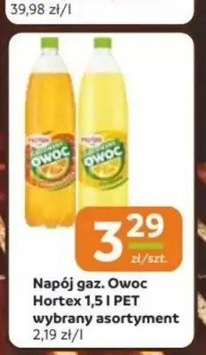 Napój gazowany Owoc Hortex PET promocja w Gama