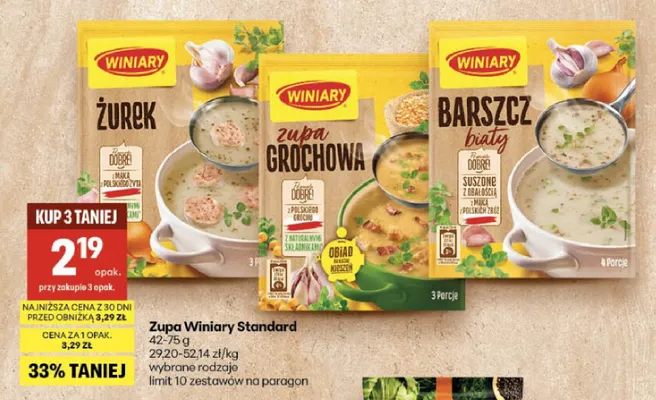 Zupa Grochowa Winiary promocja w Delikatesy Centrum