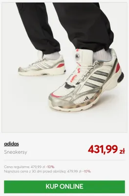 Sneakersy Adidas promocja w eobuwie.pl