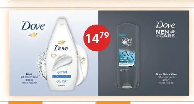 Żel pod prysznic Dove Men+Care promocja w Drogerie Laboo