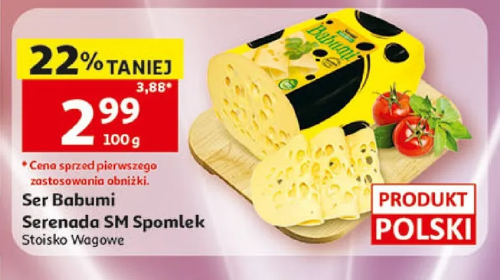 Ser Babumi Serenada polski promocja w Auchan