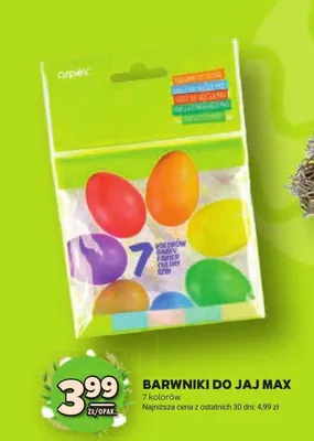Barwniki do jaj max promocja w Stokrotka