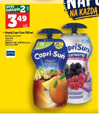 Napój Capri-Sun Multi-Vitamin promocja w TOPAZ