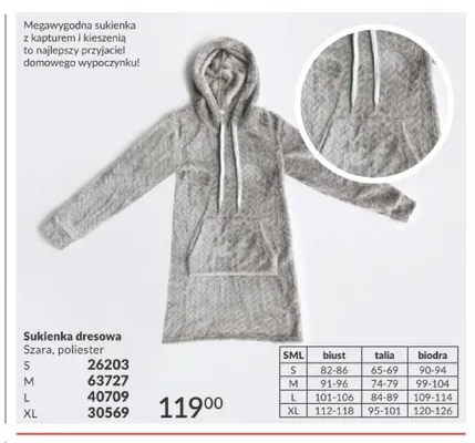 Sukienka dresowa promocja w AVON