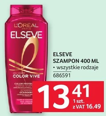 Szampon Elseve 400ml promocja w Selgros