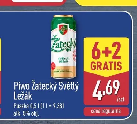Piwo Žatecký Světlý Ležák promocja w Aldi