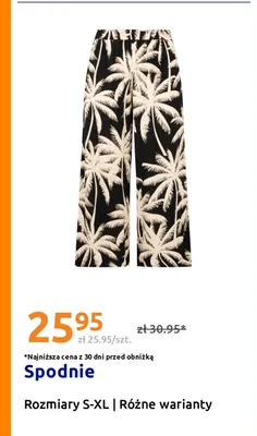 Spodnie promocja w Action