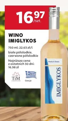 Wino Imiglykos promocja w Stokrotka