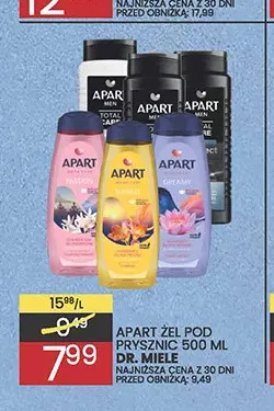 Żel pod prysznic Apart promocja w Wafelek