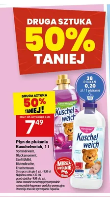 Płyn do płukania Kuschelweich Sommerwind promocja w Twój Market