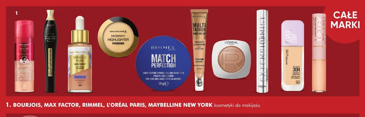Kosmetyki do makijażu Rimmel promocja w Super-Pharm