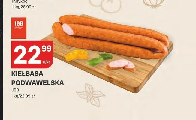 Kiełbasa Podwawelska JBB promocja w Chorten