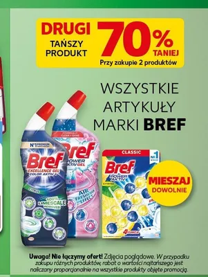 Zawieszki do WC Bref promocja w Kaufland