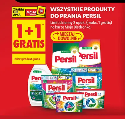 Produkty do prania Persil promocja w Biedronka