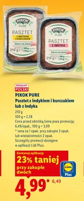 Pasztet z indyką promocja w Lidl